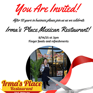 Ribbon Cutting Irma's Place Mexican Restaurant